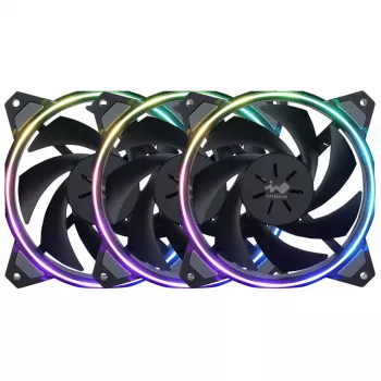 Korpuso ventiliatorius in win SIRIUS LOOP X3 120mm 3-RGB, 120 mm, 3-RGB apšvietimas
