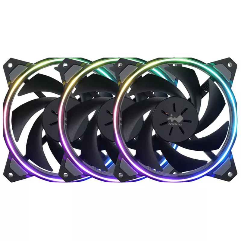 Korpuso ventiliatorius in win SIRIUS LOOP X3 120mm 3-RGB, 120 mm, 3-RGB apšvietimas