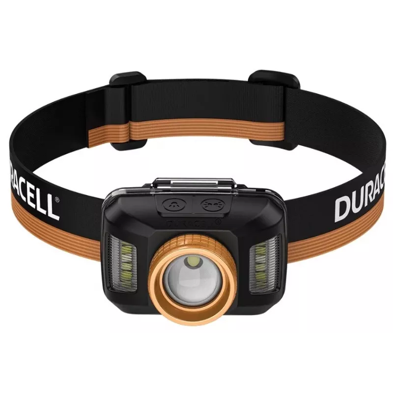 Duracell DH850R Dovanų dėžutės priekinis žibintas juoda, oranžinė