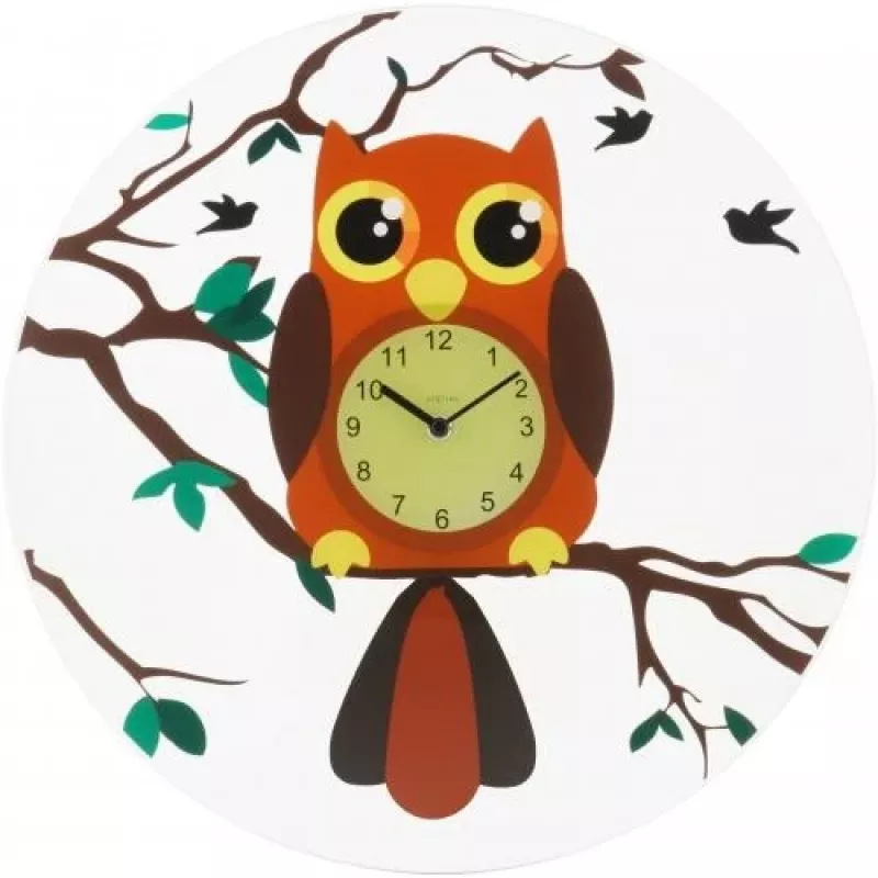 NeXtime klok 8169 Oohoo, Ø43 cm, sieninis, įvairiaspalvis