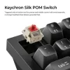 Mechaninė klaviatūra Keychron Q1 Ultra 8K — 75% išdėstymas, USB + RF belaidė + Bluetooth, RGB, juoda