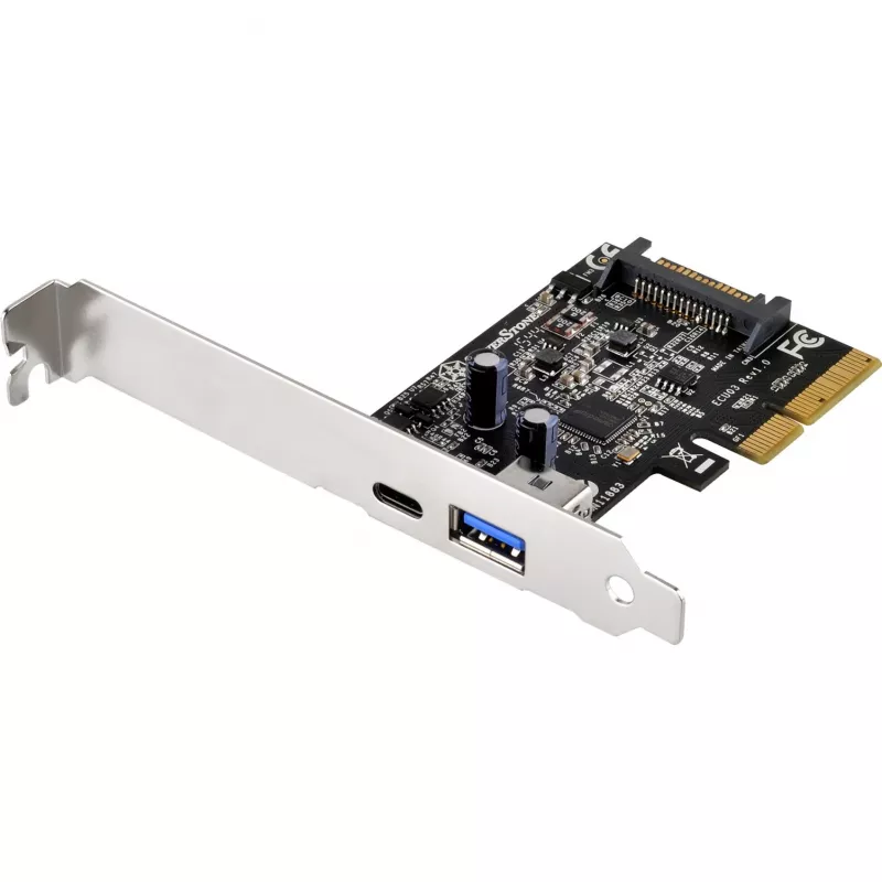 SilverStone ECU03 - USB adapteris - PCIe 2,0 x2 Low Profile - USB-C 3,1 x 1 + USB-C x 1 (SST-ECU03)