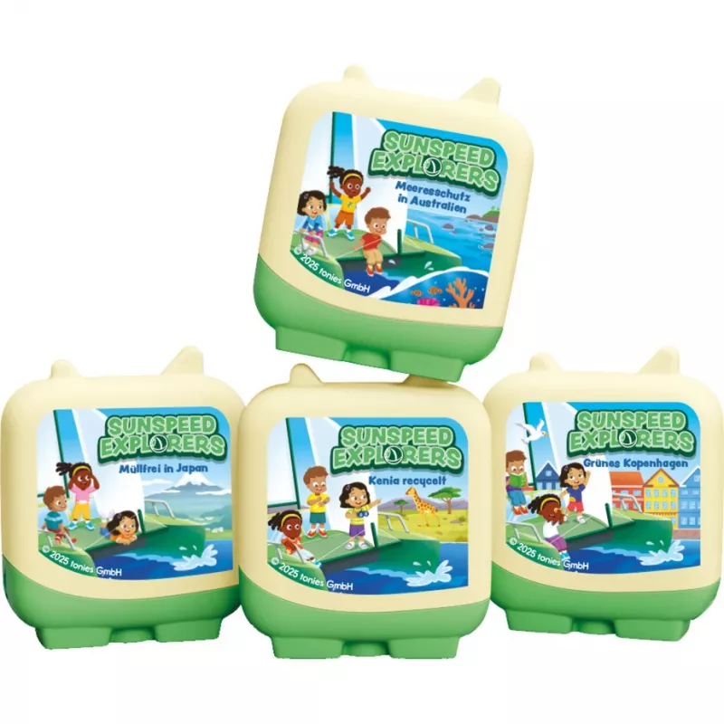 Clever Tonies: The Sunspeed Explorers Set, Play Figurine 4 Tonies