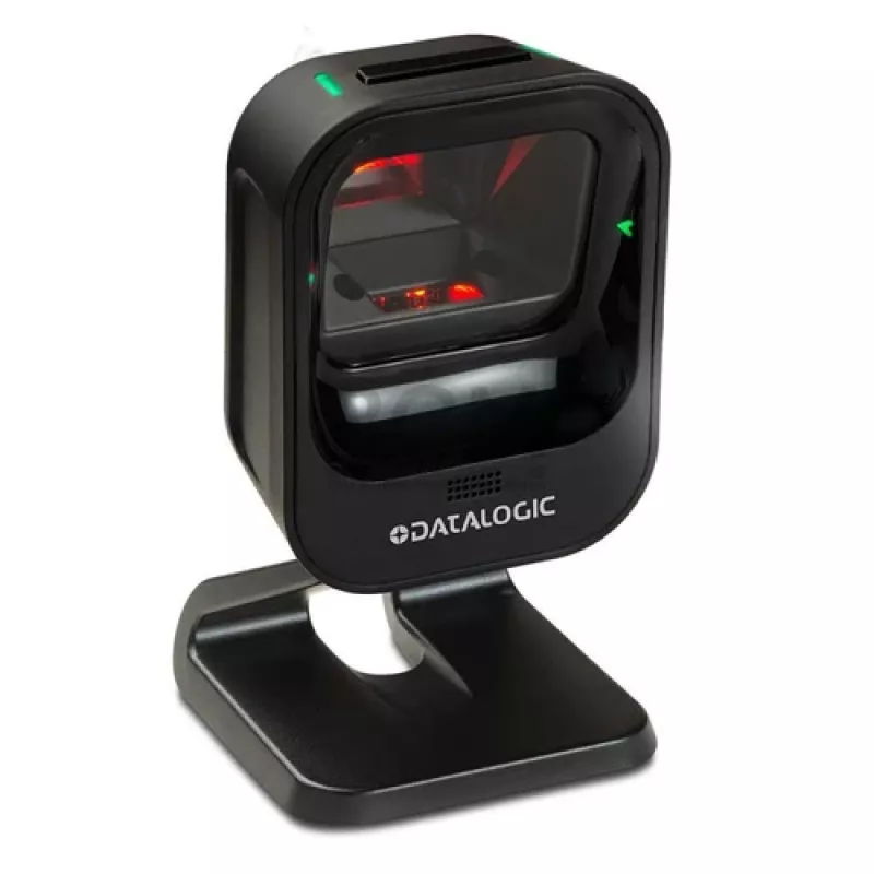 Brūkšninių kodų skaitytuvas Datalogic Magellan 900i su stovu, 2D vaizdo fiksavimas, USB, juodas