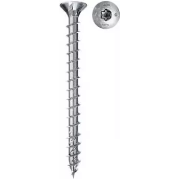 Fischer Power-Fast II 670265 medžio drožlių plokščių varžtai 4,5 mm 50 mm T-Profil plienas cinkuoti 500 vnt. (670265)