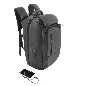 Kuprinė Tellur Notebook 17,3 col. Business XL su USB prievadu, juoda
