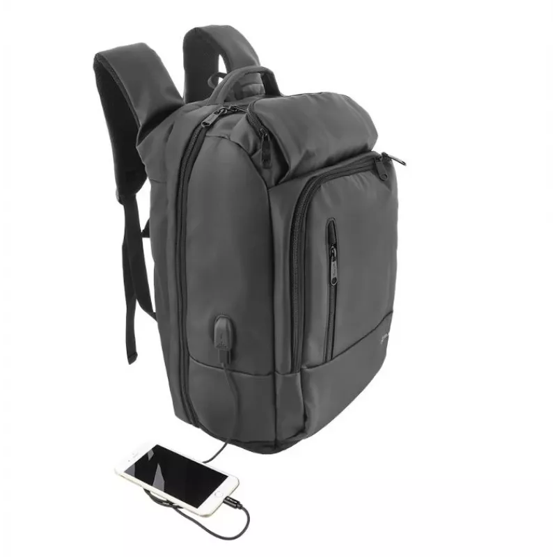 Kuprinė Tellur Notebook 17,3 col. Business XL su USB prievadu, juoda