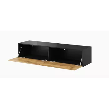 Cama TV stand VIGO 140 30/140/40 Juoda/wotan oak