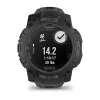 Išmanusis laikrodis GARMIN Instinct — 45 mm, 3,05 cm (1,2 col.) AMOLED 390×390 jutiklinis ekranas, 4 GB, GPS, silikoninis dirželis juodas, 53 g