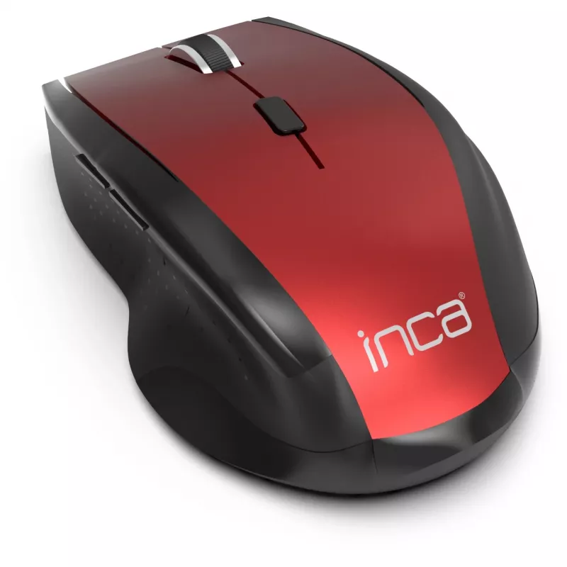 Cian Technology GmbH INCA pelė IWM-500GLK Nano-USB belaidė lazerinė 1600 DPI RD mažmeninė pakuotė