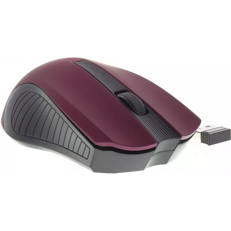 2.4 GHz optinė simetrinė belaidė pelė, 3 mygtukai, violetinė