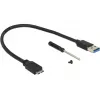SSD dėklas DeLOCK 42594 juoda sidabrinė M.2