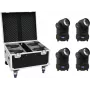 Judančios galvos spindulių šviestuvas EUROLITE TMH-X1 4x LED modelis 20000357