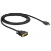 Vaizdo kabelio adapteris DeLOCK 85582 1 m HDMI Type A DVI-D juodas
