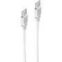 USB kabelis ShiverPeaks BS77002 1,8m USB 2.0 pilkas