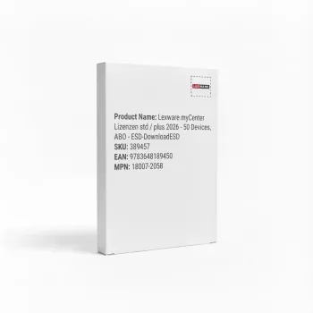 Lexware myCenter 2026 std/plus Finansinė analizė 50 licencijų