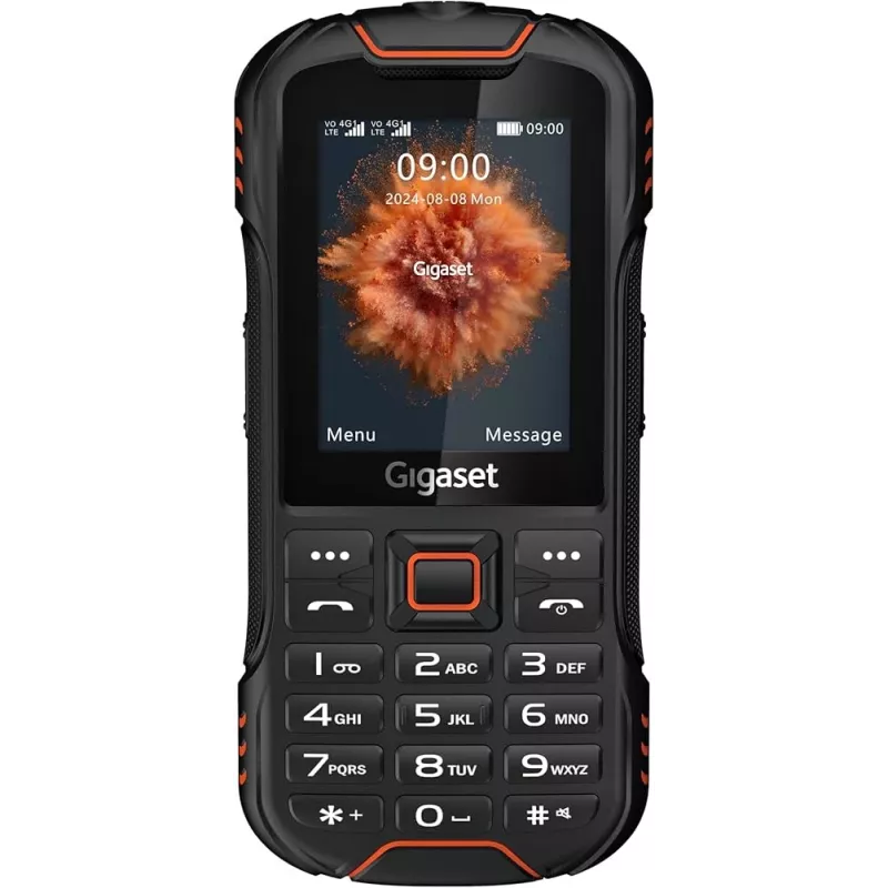 Gigaset GLX 8 Plus juoda oranžinė - 2 500 mAh - 6,1 cm