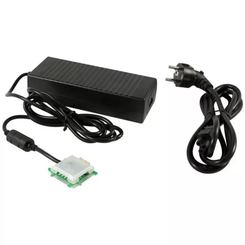 ALLNET Brick'R'knowledge maitinimo adapteris 12V 8A su saugikliu ir matmenimis