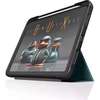 STM Dux Ultra dėklas | Apple iPad 11 (2025) / iPad 10,9 (2022) | vandenyno pilka/skaidri | STM-222-486KX-04 (STM-222-486KX-04)
