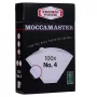Kavos filtras MOCCAMASTER 85022 — popieriniai filtrai, balti, pakuotėje 100 vnt.