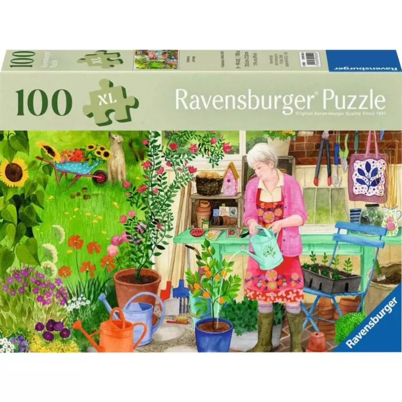 Dėlionė Ravensburger Puzzle XL Garden - 100 dalių, per didelės dalys