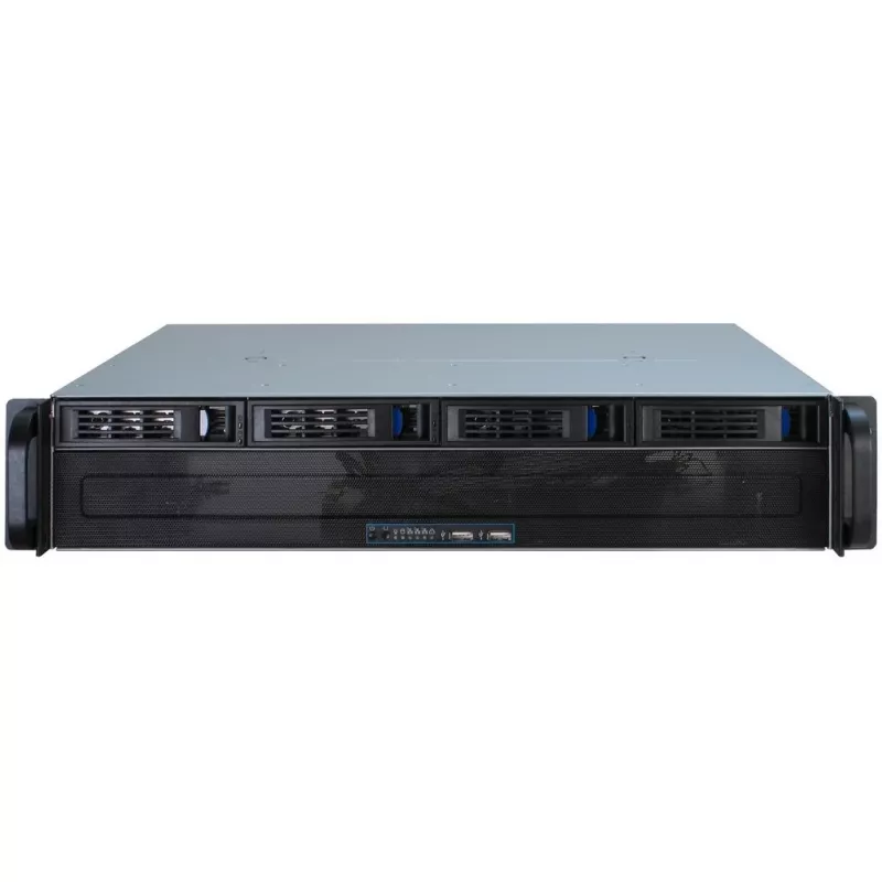Inter-Tech IPC 2U-2404S - Rack - įmontuojamas - 2U - micro ATX