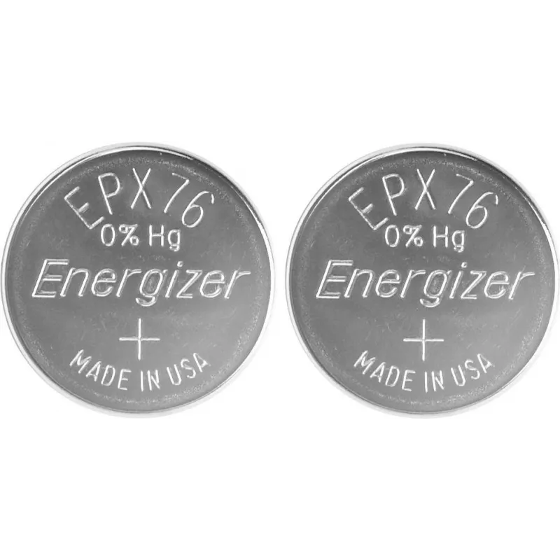 “Energizer” EPX76 sidabro oksido SR44 200 mAh 1,55 V mygtukinis elementas, 2 vnt. (635996)