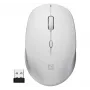 Belaidė pelė su tyliu spustelėjimu AURIS MB-027 800/1200/1600 DPI balta