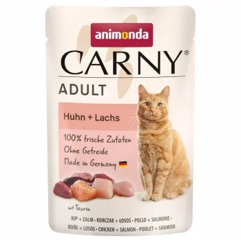 ANIMONDA Carny Adult vištiena ir lašiša - šlapias kačių maistas - 85g