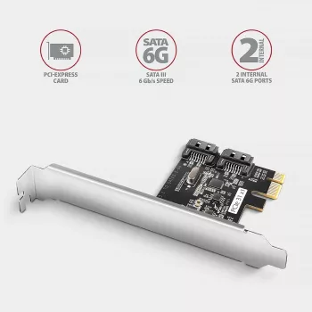 Axagon PCES-SJ2 sąsajos plokštės / adapteris Vidinė SATA