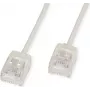 ROLINE UTP komutacinis kabelis Cat.6A Ultra- kurzer RJ45 Pilka 2m - Tinklo - UTP (21.15.4402)