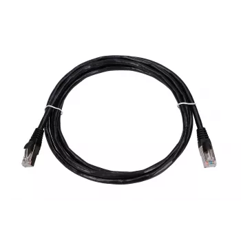 Tinklo kabelis Extralink LAN Patchcord Kat.5e RJ-45 2 m juodas