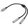 Renkforce USB 2.0 kompiuterio Y laidas [1x USB-C kištukas – 2x lizdai] – laidas – skaitmeniniai / duomenys