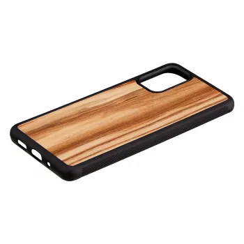Telefono dėklas man and wood Galaxy S20+ cappuccino Juoda – apsauginis išmaniojo telefono dangtelis