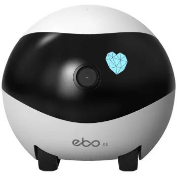 Enabot EBO SE Robot IP kamera, kompaktiška, N/A MP, N/A, 16GB išorinė atmintis, palaiko iki 256GB