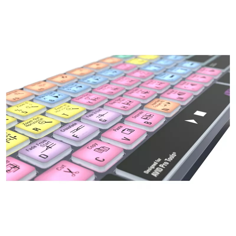 Mechaninio stiliaus pilno dydžio klaviatūra LogicKeyboard LKB-PT-TPC, USB + Bluetooth, QWERTZ vokiečių, juoda