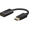 Goobay DisplayPort-HDMI adapterio laidas 8K/60Hz - -Kištukas> -Lizdas (75270)