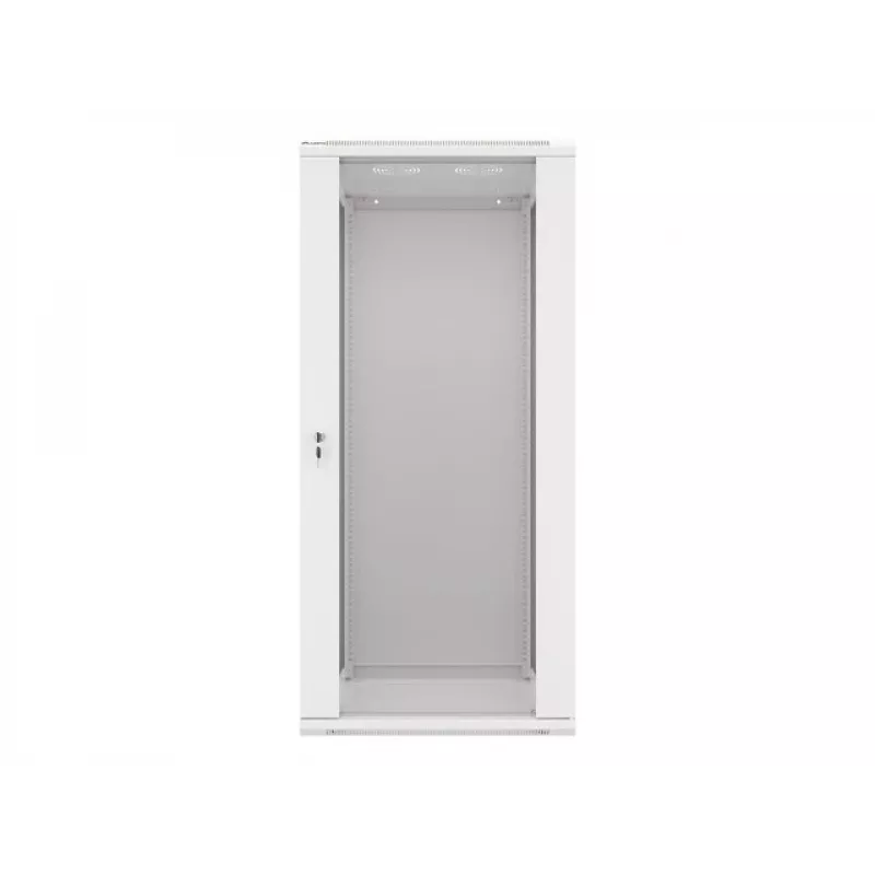 Lanberg sieninė montavimo stovo spinta 19'' 27U 600x600mm pilka (stiklinės durys)