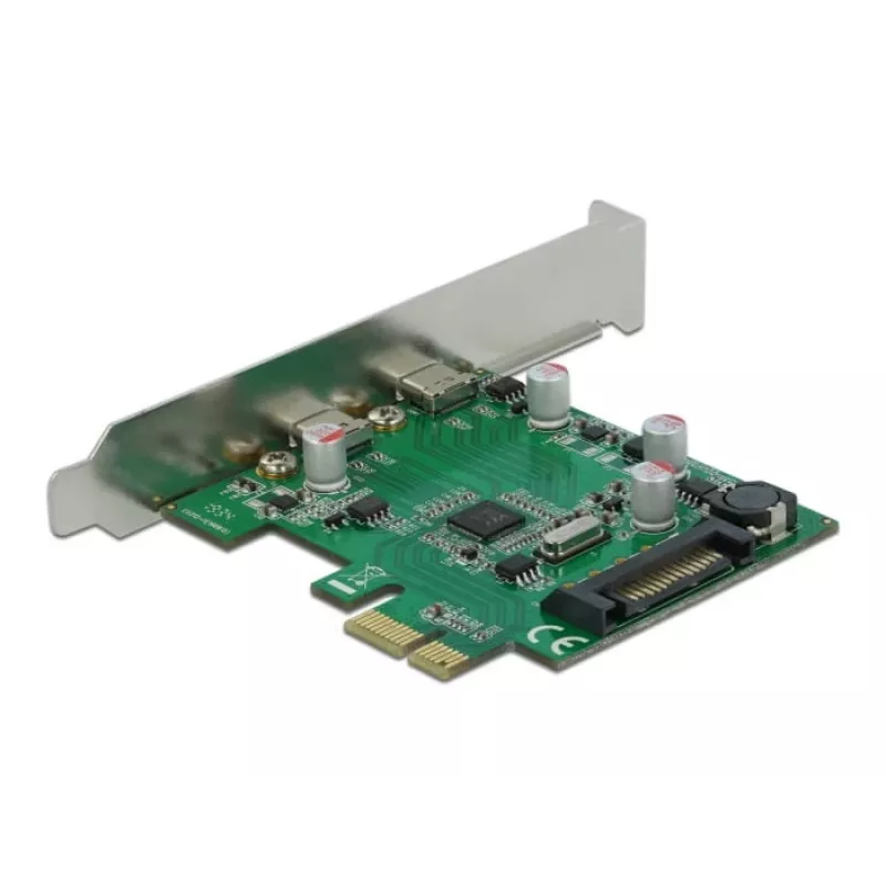 DeLOCK PCI Express x1 kortelė su 2 x USB Type-C™ lizdais