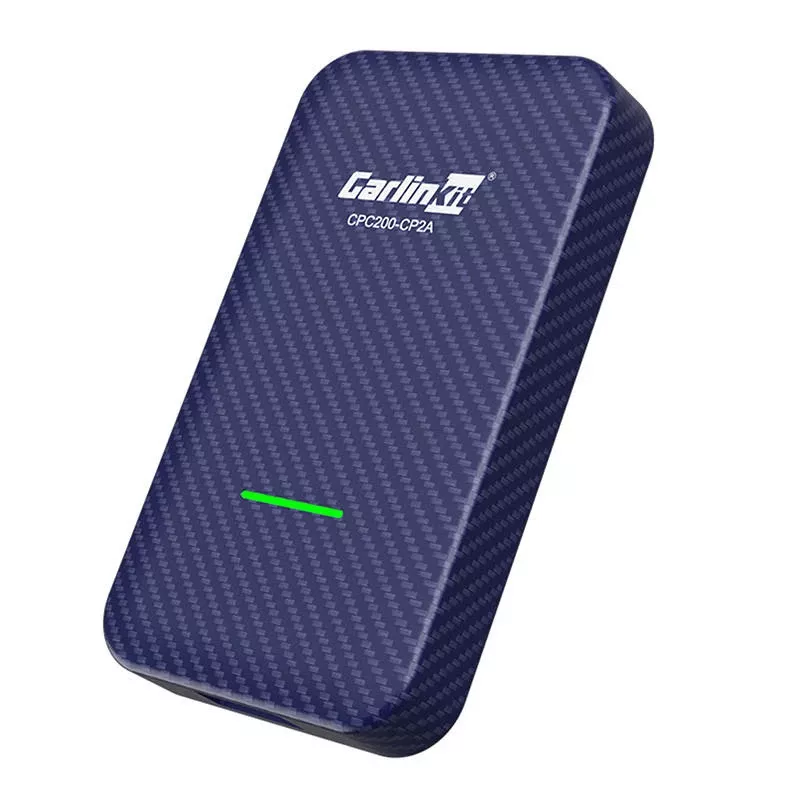 Belaidis adapteris Carlinkit CPC200-CP2A, skirtas Apple CarPlay ir Android Auto, Wi‑Fi 5150–5250/5725–5850MHz, Bluetooth 5.2, USB-C