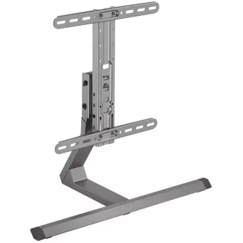 HAGOR HA - Stovas - LCD ekranui - Sidabrinis - Ekrano dydis: 81-140 cm (32-55) - Montavimo sąsaja: iki 400 x 400 mm - Stalo laikiklis (8700)