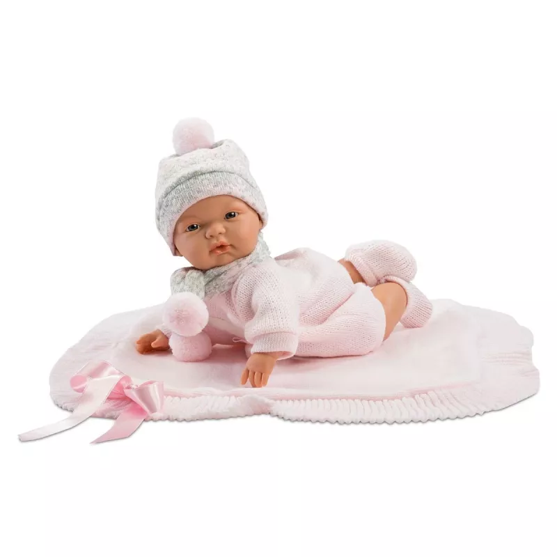 Lėlė Llorens Verkia Lėlė 38938 Pagaminta Iš Rožių, 38 cm tikroviška kūdikio lėlė