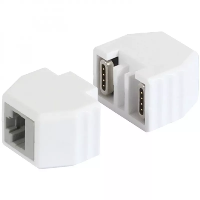ALLNET RJ45 jungtis TP-TP CAT6A 8 kontaktų magnetinė, palaikanti PoE, 10G