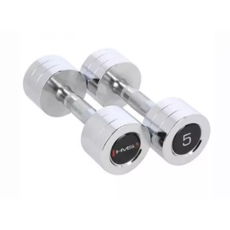 HMS Fitness CHD05 fiksuoto svorio hantelis 5 kg 2 vnt.