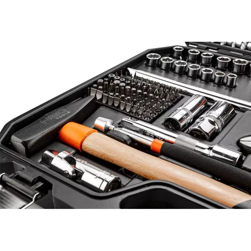 Įrankių rinkinys NEO tools 08-945 1/4 1/2 colio universalus patvarus