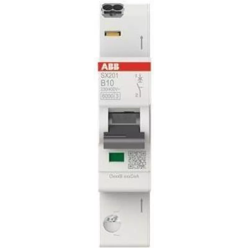 ABB Circuit Breaker SX201-B10 Flexline B-Char.6kA 10A 1P (2CDS251003R0105)