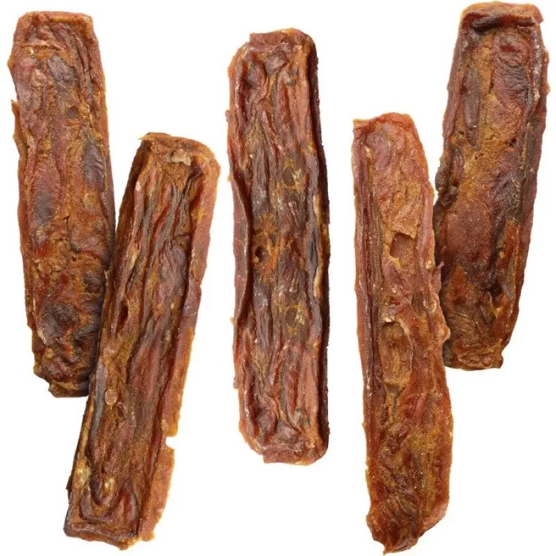 Šunų skanėstas Vitakraft Pure Jautienos juostelės 80 g — vienos sudedamosios dalies jautiena, be grūdų, be glitimo, tinka visoms veislėms