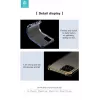 Minkštas dėklas Devia, skirtas iPhone 12 Pro Max — smūgiams atsparus, blizgantis sidabrinis