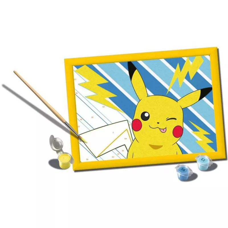 Tapybos rinkinys Ravensburger CreArt — Cheeky Pikachu (modelis 25557) tapybos pagal skaičius rinkinys