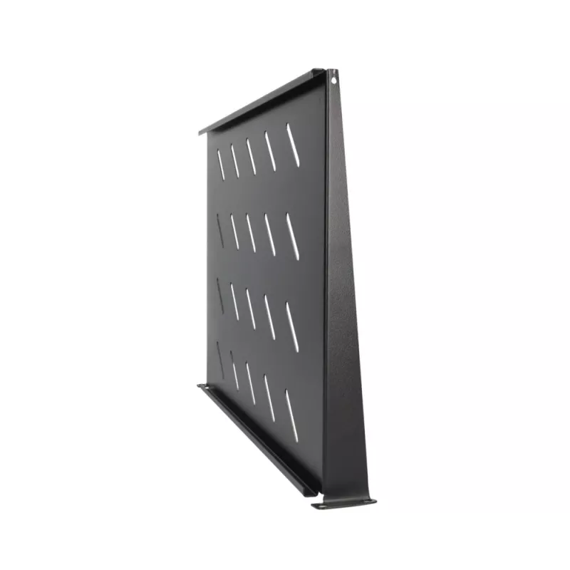 Rack shelf Extralink SHELF 1U for 19 inch wall cabinets, 1U, 300 mm, Juoda, metal